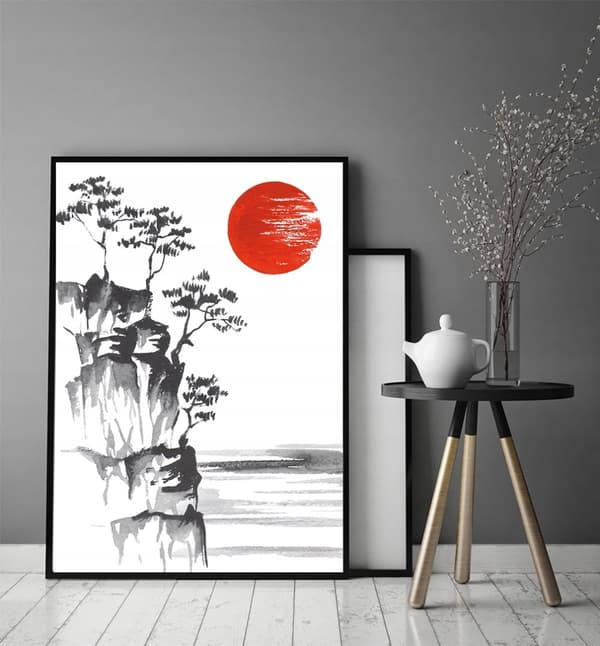KUVAPUOLISTE KEHYISSÄ 53x73 cm Japani P721