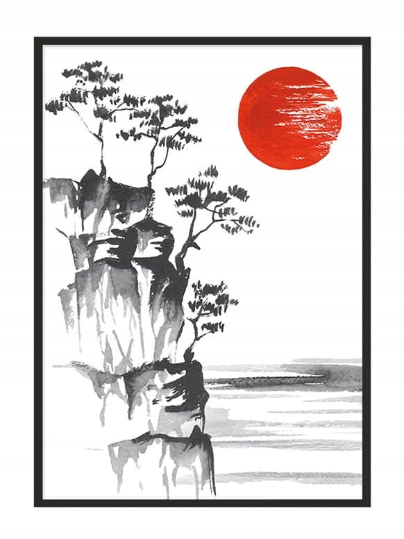 KUVAPUOLISTE KEHYISSÄ 53x73 cm Japani P721