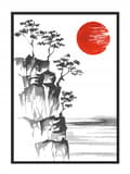 Pikkukuva 1 / 4: KUVAPUOLISTE KEHYISSÄ 53x73 cm Japani P721