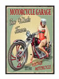 Pikkukuva 1 / 4: KUVAPUOLISTE KEHYISSÄ 53x73 cm Garage Pinup P1846