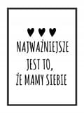 Miniatyrbild 1 av 4: TAVELAFFIST I RAM 33x43 cm Familj P036