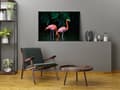 Pikkukuva 3 / 3: KUVAPUOLISTE KEHYISSÄ 53x73 cm Flamingot P950