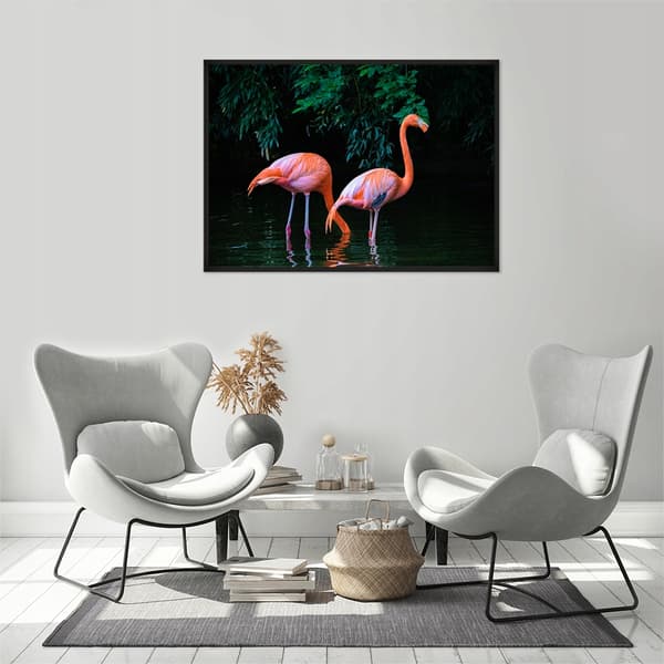 KUVAPUOLISTE KEHYISSÄ 53x73 cm Flamingot P950