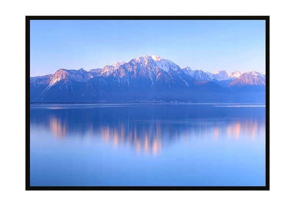 BILLEDPOKATER I RAMME 53x73 cm Schweiz P912