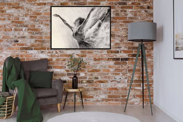 JULISTE KEHYISSÄ 53x73 cm Balettitanssija P906