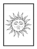 Miniatyrbild 1 av 4: TAVELAFFIST I RAM 53x73 cm Sun P884
