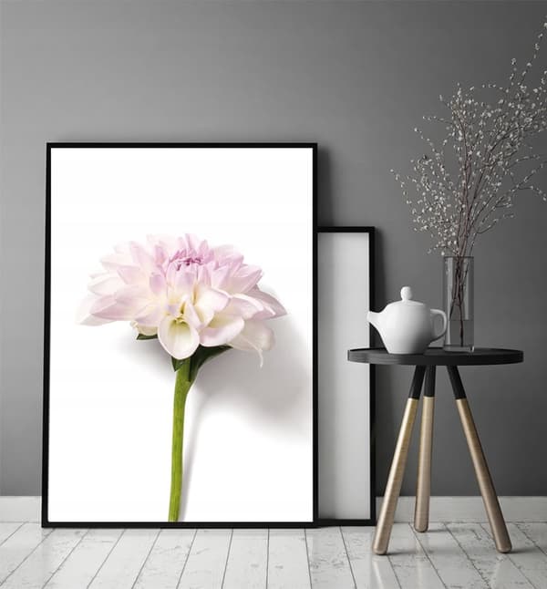 BILLEDPOKATER I RAMME 53x73 cm Blomst P880