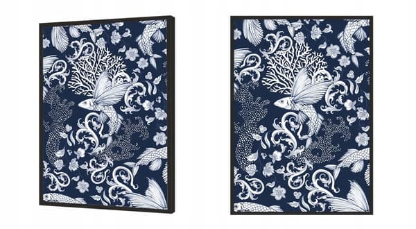 POSTER I RAM 53x73 cm Fisk P860