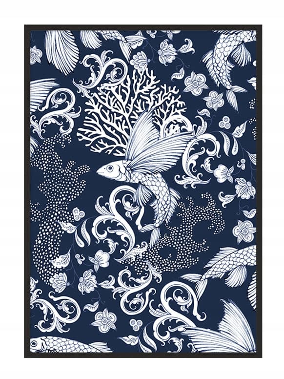 POSTER I RAM 53x73 cm Fisk P860