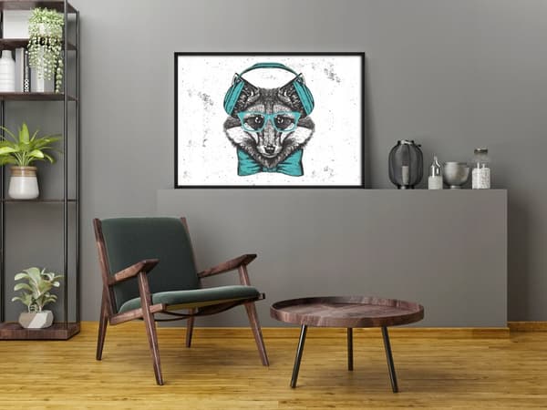 TAVELAFFIST I RAM 53x73 cm Fox P811