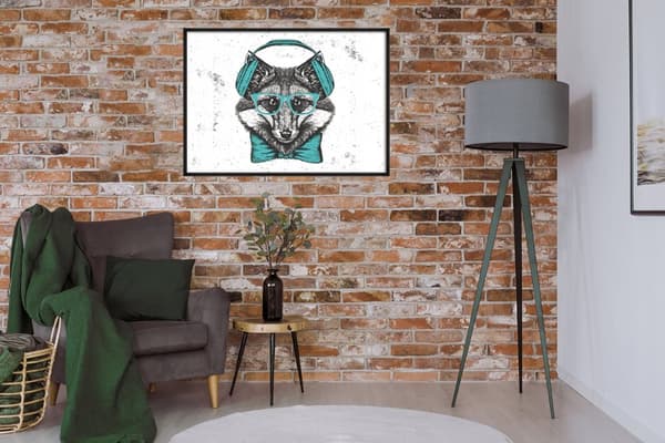 TAVELAFFIST I RAM 53x73 cm Fox P811