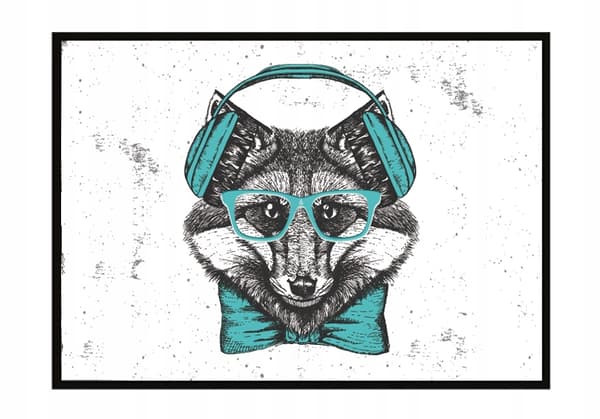 TAVELAFFIST I RAM 53x73 cm Fox P811