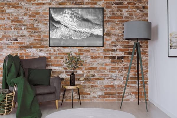 TAVELAFFIST I RAM 53x73 cm Wave P824