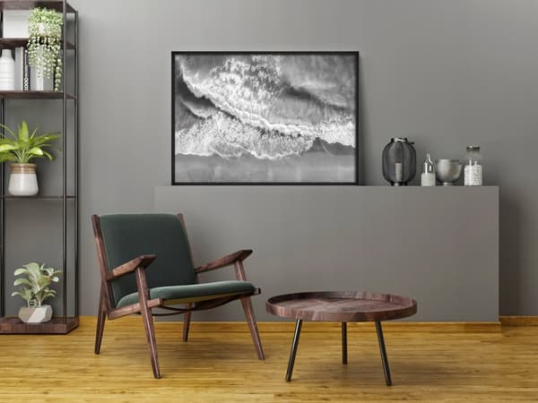 TAVELAFFIST I RAM 53x73 cm Wave P824