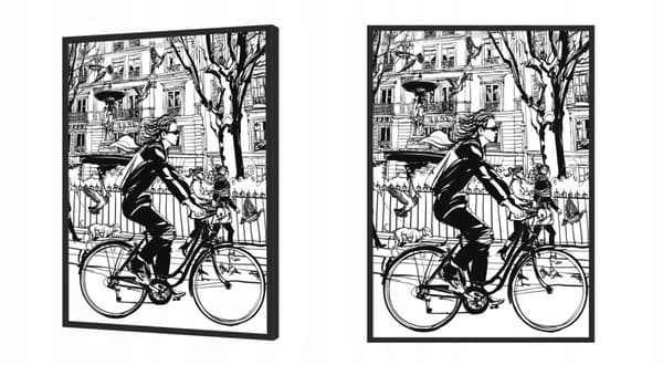 POSTER I RAM 53x73 cm Cykel P812