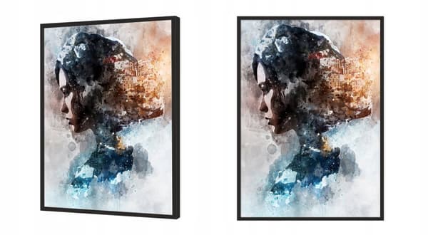 TAVELAFFIST I RAM 53x73 cm Flicka P769