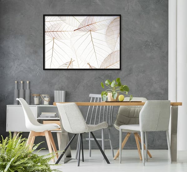 KUVAPOSTERI KEHYISSÄ 53x73 cm Kultaiset lehdet P634