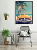 Miniatyrbild 4 av 4: TAVELAFFIST I RAM 43x33 cm Auto P696