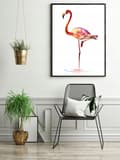 Pikkukuva 4 / 4: KUVAPUOLISTE KEHYISSÄ 53x73 cm Flamingo P557