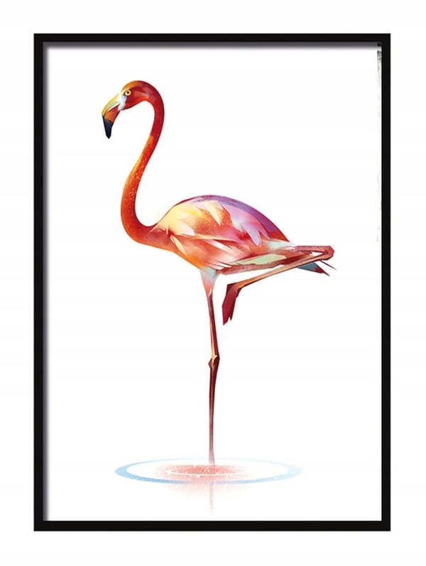 KUVAPUOLISTE KEHYISSÄ 53x73 cm Flamingo P557