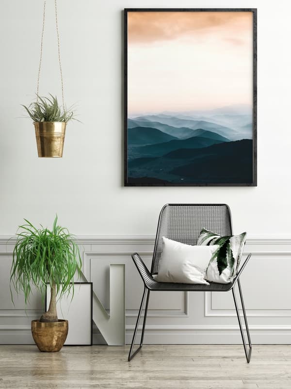 POSTER I RAM 53x73 cm Berg 1 P596