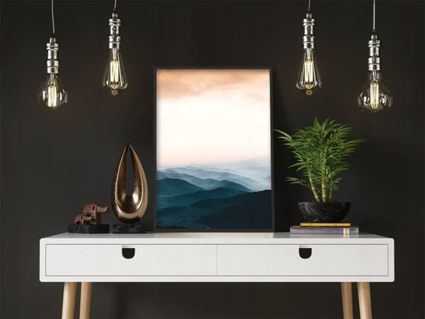 POSTER I RAM 53x73 cm Berg 1 P596
