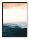 Miniatyrbild 1 av 4: POSTER I RAM 53x73 cm Berg 1 P596