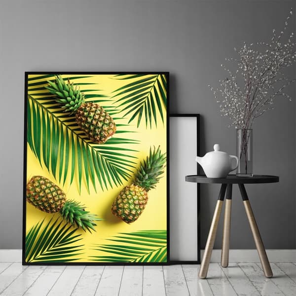 KUVAPOSTERI KEHYISSÄ 53x73 cm Ananas 2 P604