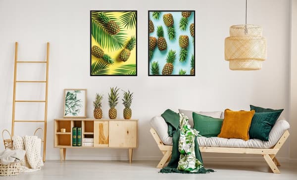KUVAPOSTERI KEHYISSÄ 53x73 cm Ananas 2 P604