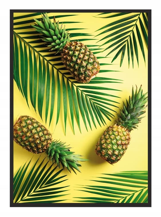 KUVAPOSTERI KEHYISSÄ 53x73 cm Ananas 2 P604