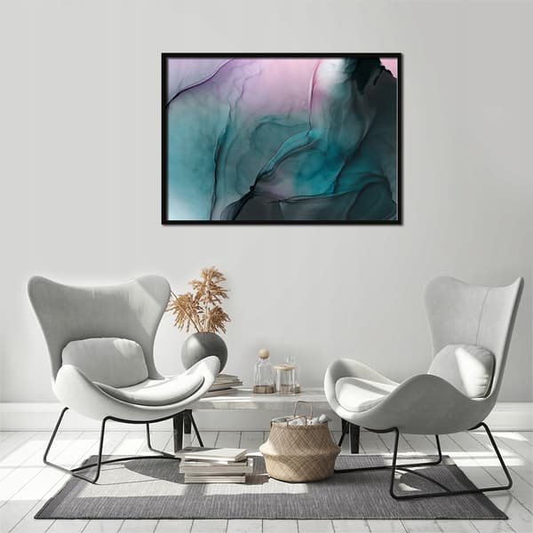 BILLEDPOKATER I RAMME 53x73 cm Abstraktion 2 P619