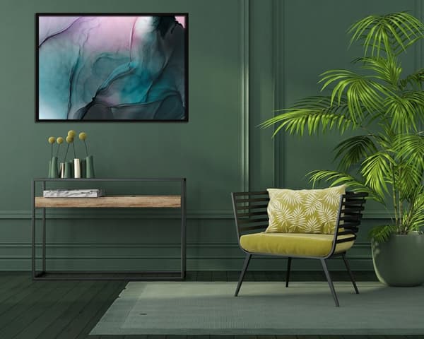 BILLEDPOKATER I RAMME 53x73 cm Abstraktion 2 P619