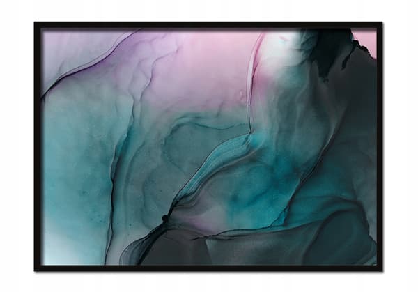 BILLEDPOKATER I RAMME 53x73 cm Abstraktion 2 P619