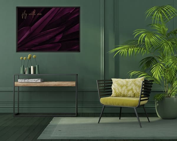 BILLEDPOKATER I RAMME 53x73 cm Vinger P626