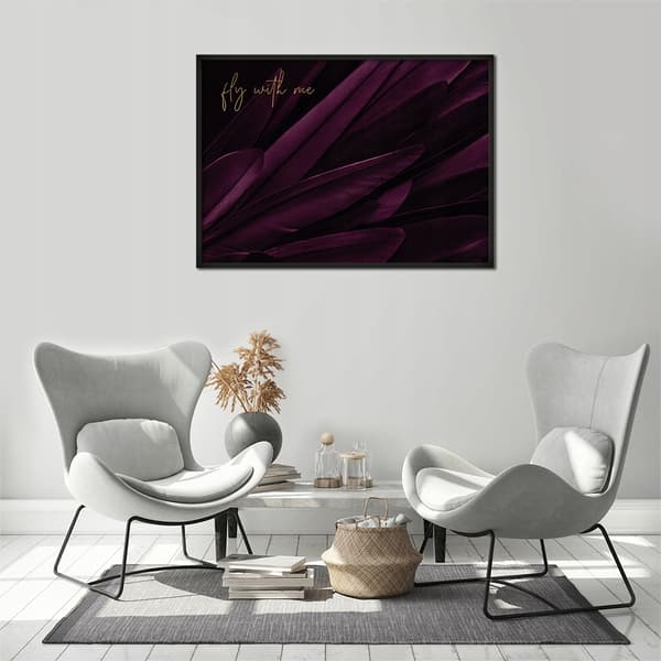 BILLEDPOKATER I RAMME 53x73 cm Vinger P626