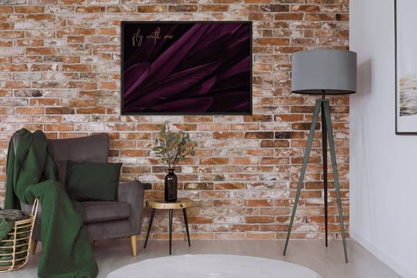 BILLEDPOKATER I RAMME 53x73 cm Vinger P626