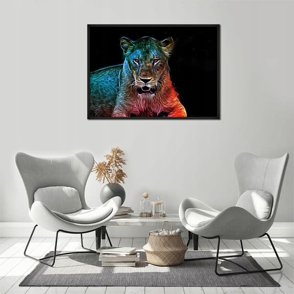 KUVAPUOLISTE KEHYISSÄ 43x33 cm Tiger P664