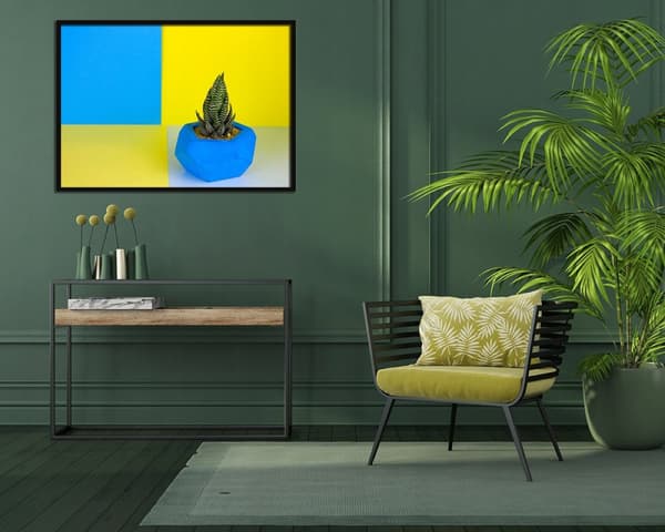 KUVAPOSTERI KEHYISSÄ 43x33 cm Kasvi 1 P614