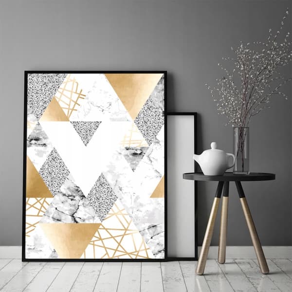 KUVAPUOLISTE KEHYISSÄ 73x53 cm Kulta P588