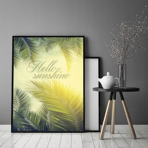 TAVELAFFIST I RAM 73x53 cm Sunshine P577