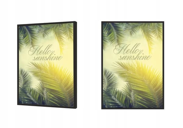 TAVELAFFIST I RAM 73x53 cm Sunshine P577