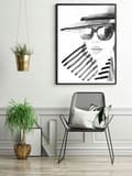 Miniatyrbild 4 av 4: TAVELAFFIST I RAM 73x53 cm Moda 7 P560