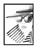 Miniatyrbild 1 av 4: TAVELAFFIST I RAM 73x53 cm Moda 7 P560