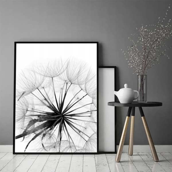 TAVELT, POSTER I RAM 33x43 cm Maskros P505