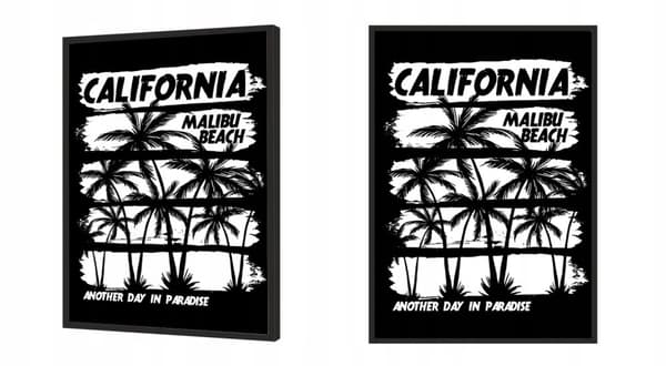 BILLEDPOKATER I RAMME 33x43 cm California P1885