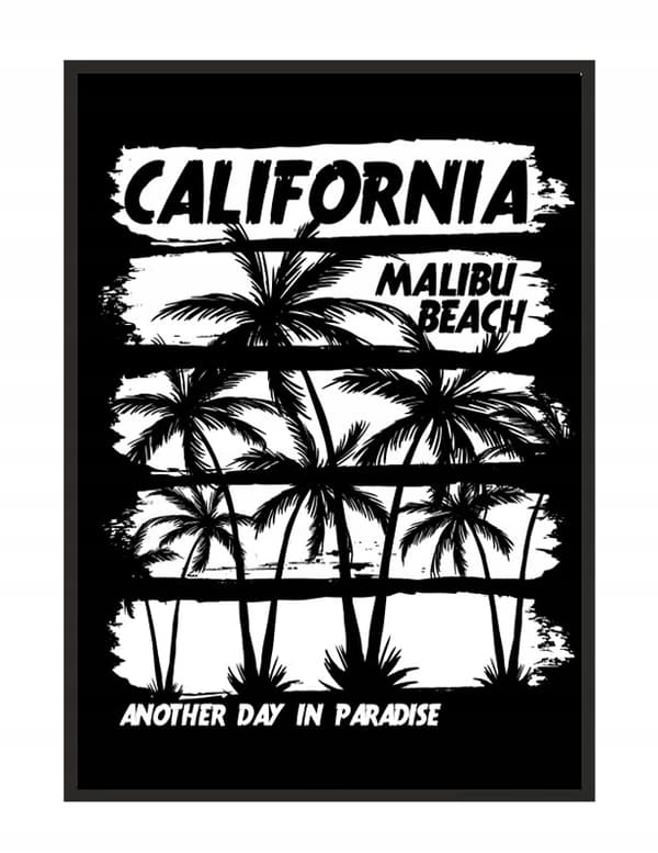 BILLEDPOKATER I RAMME 33x43 cm California P1885