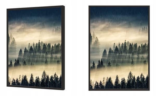 KUVAPUOLISTE KEHYISSÄ 53x73 cm Vuoret P1843