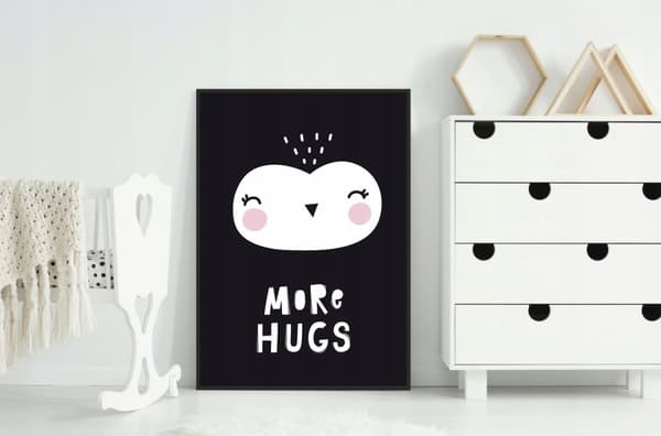KUVAPOSTERI KEHYISSÄ 33x43 cm Hugs Scandi PD348