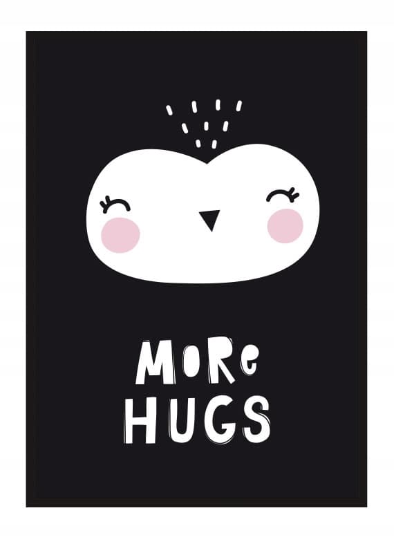 KUVAPOSTERI KEHYISSÄ 33x43 cm Hugs Scandi PD348