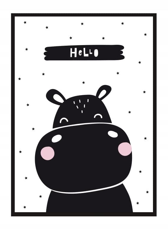 POSTER I RAM 33x43 cm Hipcio Scandi PD342